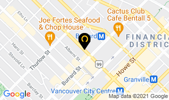 The Warrington Property Group Inc in Vancouver map