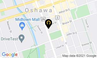 The Wedding House in Oshawa map