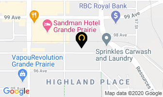 The Work Place in Grande Prairie map