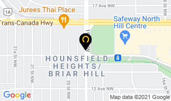 The Yoga Shala Ltd in Calgary map