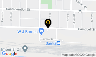 Theatre Sarnia-Workshop in Sarnia map