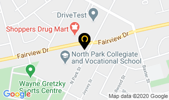 Therapeutic Massage Counsel in Brantford map