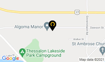 Thessalon Hospital in Algoma District map