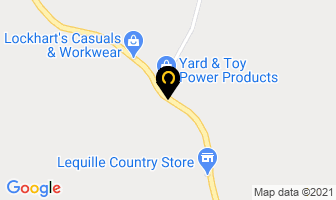 Thexton's Greenhouses in Annapolis Royal map