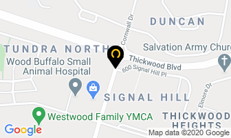 Thickwood Denture Clinic in Fort McMurray map