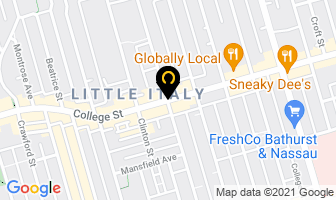 Think Pink Spa in Orillia map