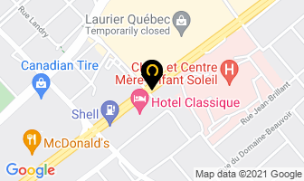 Thivierge Mich&egrave;le in Ville de Québec map