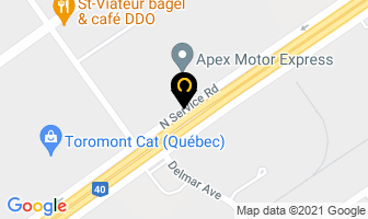 Thomas & Betts Lt&eacute;e in Pointe-Claire map