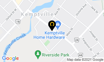 Thomas M Byrne in Kemptville map