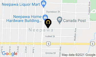 Thomas Window & Glass in Neepawa map