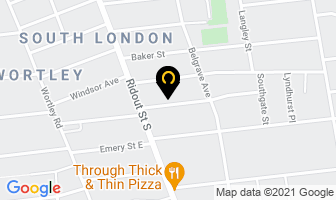 Thompson Martin Photography in London map