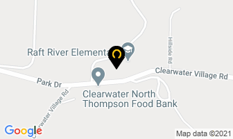 Thompson Rivers University in Clearwater map