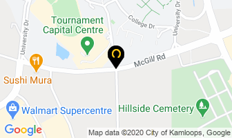Thompson Rivers University Cashier/payments in Kamloops map