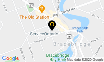 Thomson Bruce Macleod in Bracebridge map