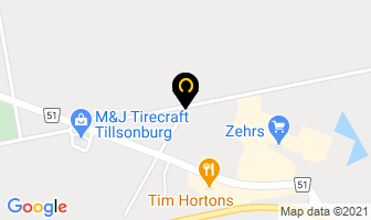 Thomson T A Electrical Contractors in Tillsonburg map