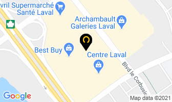Thomson Tremblay Centre Laval in Beauharnois map