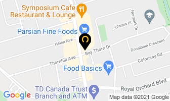 Thornhill Family Chiropractic in Markham map