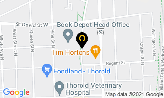 Thorold Amateur Athletic Assn in Thorold map