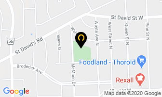 Thorold Soccer Club in Estevan map