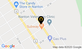 Three City Foods in Nanton map