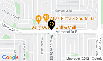 Three Fortunes Chinese Food in Calgary map