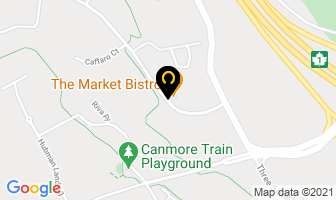 Three Sisters Medical Clinic in Canmore map