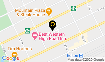 Thrift Shop in Edson map