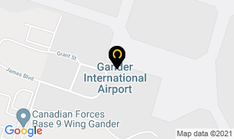 Thrifty Car Rental in Gander map
