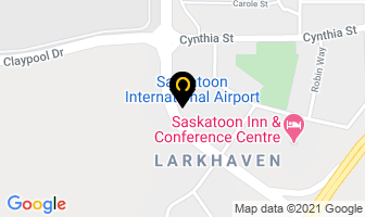Thrifty Car Rental in Saskatoon map