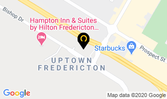 Thrifty Car Rental in Fredericton map