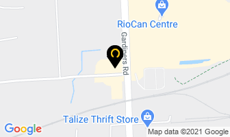 Thrifty Car Rental in Kingston map