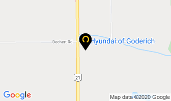 Thrifty Car Rental in Goderich map