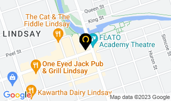 Thrive Coworking Community in Lindsay map