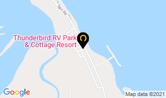 Thunderbird Campsite in Gracefield map