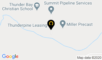 Thunderpine Leasing in Thunder Bay map