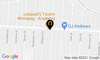 Tiber River Naturals in Winnipeg map
