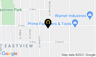 Tierdon Glass Ltd in Regina map