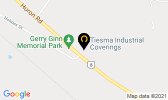 Tiesma Industrial Coverings in Clinton map