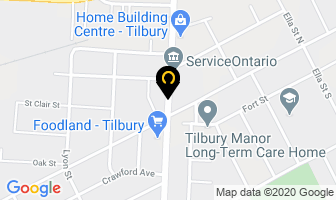 Tilbury Rentals & Contract in Chatham-Kent map