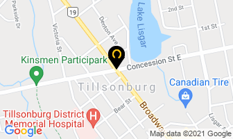 Tillsonburg in Tillsonburg map