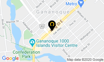 Tilly's in Gananoque map