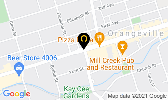 Tilson David Mp in Orangeville map