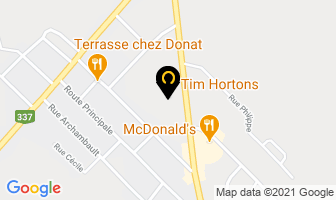 Tim Hortons in Saint-Jean-de-Matha map