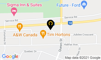 Tim Hortons in Laterrière map