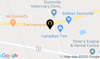 Tim Hortons in Amherstburg map