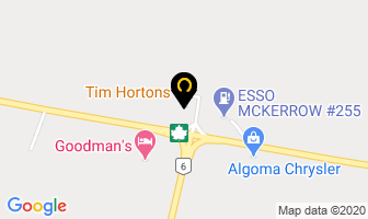 Tim Hortons in Baldwin map