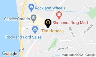 Tim Hortons in Clarence-Rockland map
