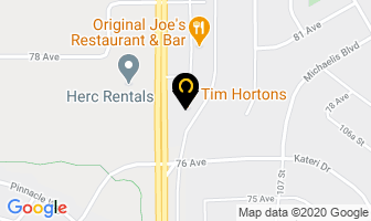 Tim Hortons in Grande Prairie map