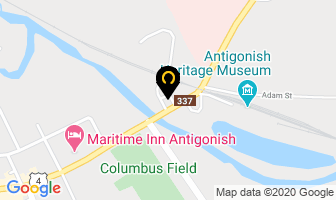 Tim Hortons in Antigonish map