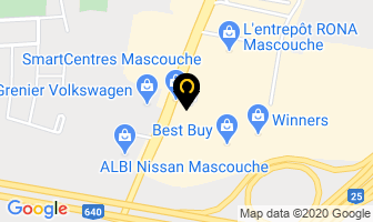 Tim Hortons in Mascouche map